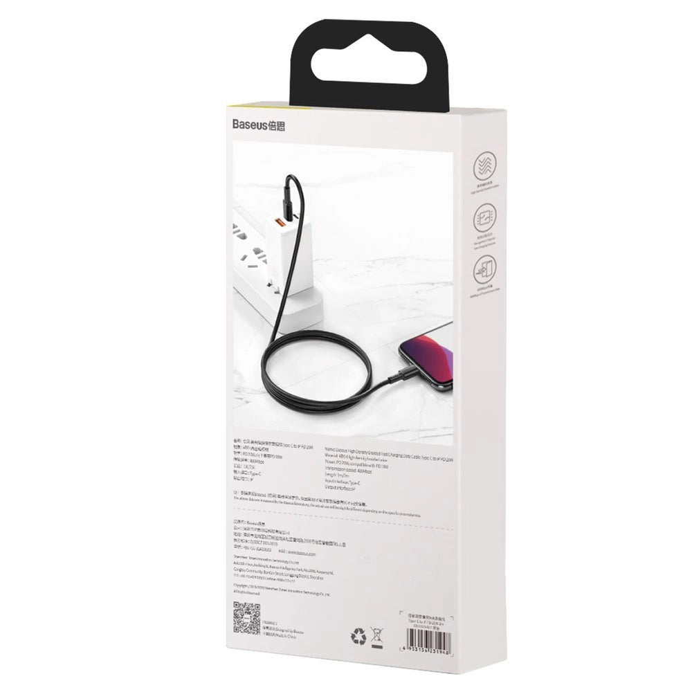 Baseus CATLGD-A01 Lightning - USB-C PD 20W 480Mb/s 2m cable - black_10