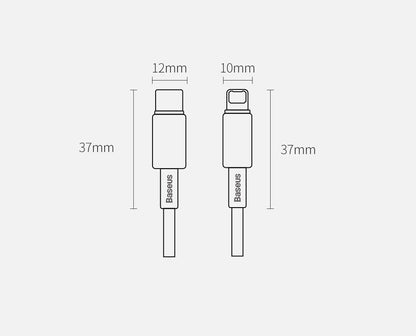 Baseus CATLWJ-A01 Lightning - USB-C PD 20W 480Mb/s 2m cable - black_25