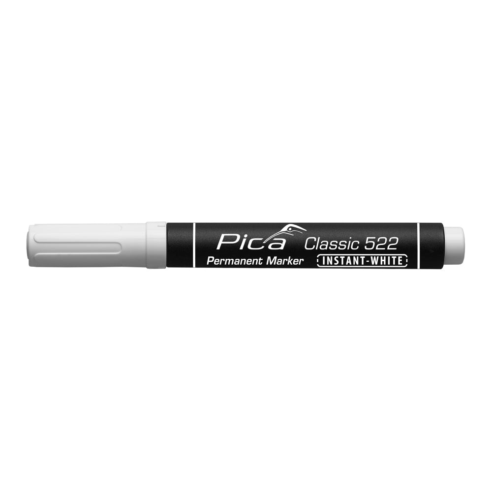 Pica Permanent Marker INSTANT white, Bullet Tip,  1-4mm_0