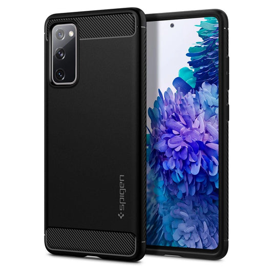 Spigen Rugged Armor Case for Samsung Galaxy S20 FE - Matte Black_0