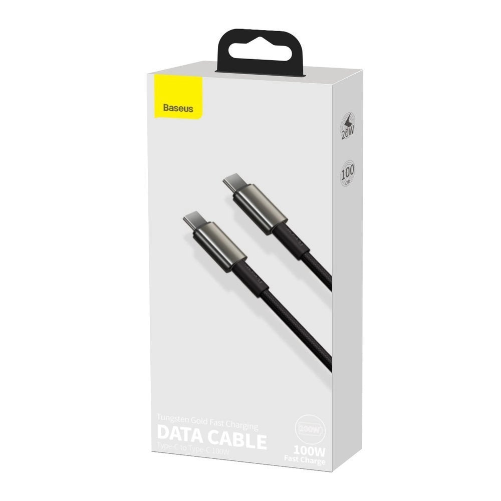 Baseus CATWJ-01 USB-C - USB-C PD QC cable 100W 5A 1m - black_8