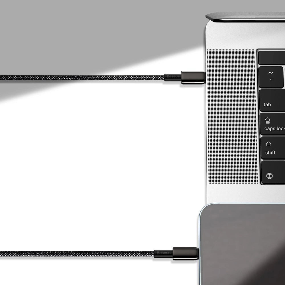 Baseus CATWJ-01 USB-C - USB-C PD QC cable 100W 5A 1m - black_14