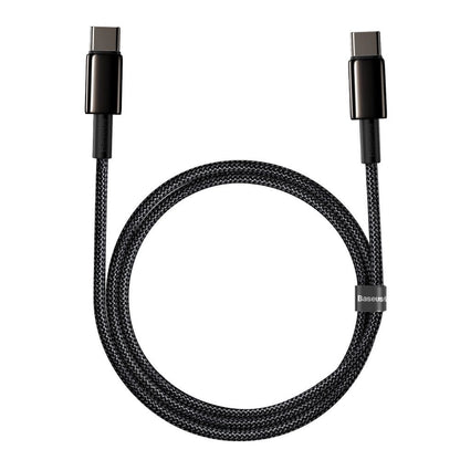 Baseus CATWJ-01 USB-C - USB-C PD QC cable 100W 5A 1m - black_2