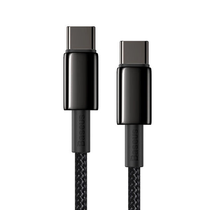Baseus CATWJ-01 USB-C - USB-C PD QC cable 100W 5A 1m - black_4