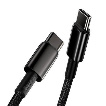 Baseus CATWJ-01 USB-C - USB-C PD QC cable 100W 5A 1m - black_6