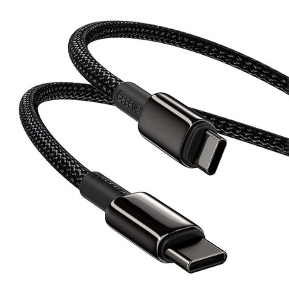 Baseus CATWJ-01 USB-C - USB-C PD QC cable 100W 5A 1m - black_12