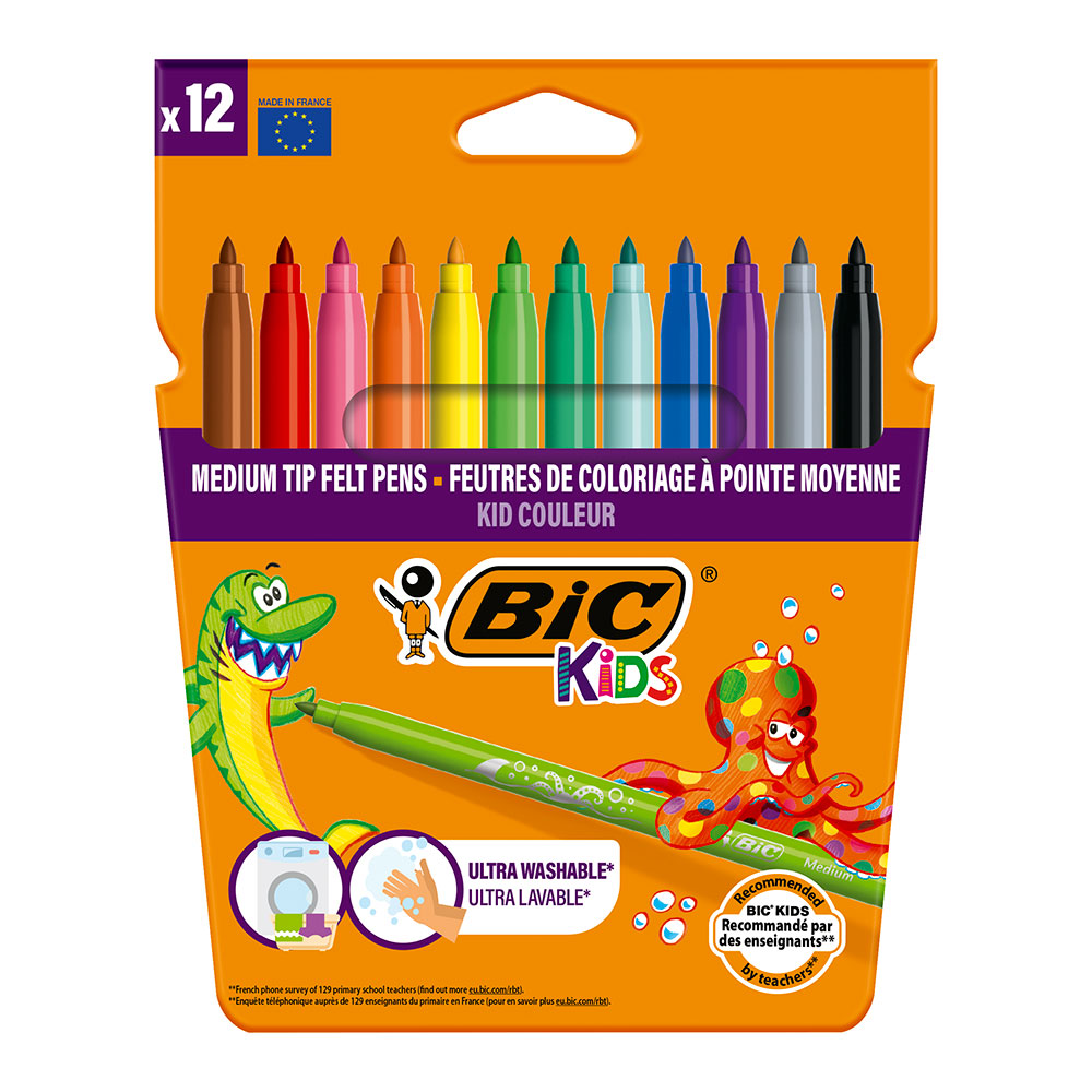Canetas de feltro para colorir kid color 12 uds_0