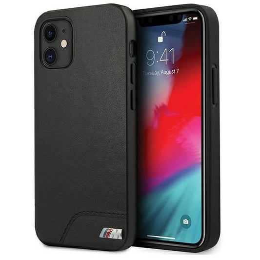 Etui BMW BMHCP12SMHOLBK iPhone 12 mini 5,4" czarny/black hardcase M Collection Smooth PU_0