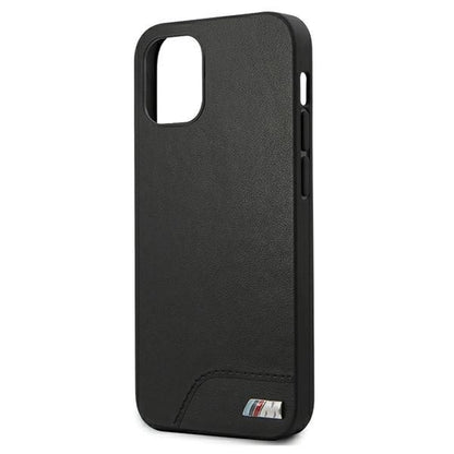 Etui BMW BMHCP12SMHOLBK iPhone 12 mini 5,4" czarny/black hardcase M Collection Smooth PU_5