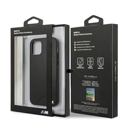Etui BMW BMHCP12SMHOLBK iPhone 12 mini 5,4" czarny/black hardcase M Collection Smooth PU_8