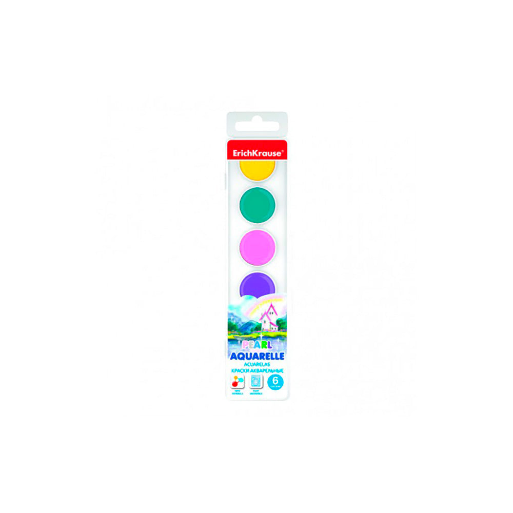 Conjunto de 6 aquarelas cores pÃ©rola_0