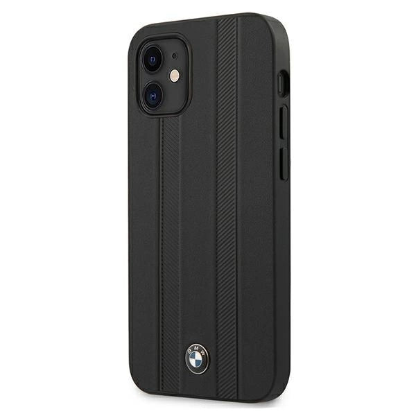 Etui BMW BMHCP12STTBK iPhone 12 mini 5,4" czarny/black hardcase Signature Tire Marks_1