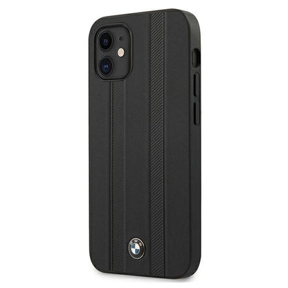 Etui BMW BMHCP12STTBK iPhone 12 mini 5,4" czarny/black hardcase Signature Tire Marks_1