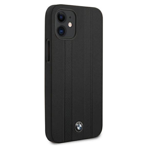 Etui BMW BMHCP12STTBK iPhone 12 mini 5,4" czarny/black hardcase Signature Tire Marks_3