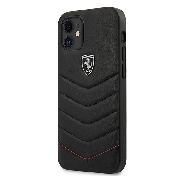 Ferrari FEHQUHCP12SBK iPhone 12 mini 5.4" black/black hardcase Off Track Quilted_0