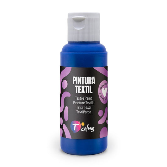 Tinta tÃªxtil azul ultramarino , 80 ml_0