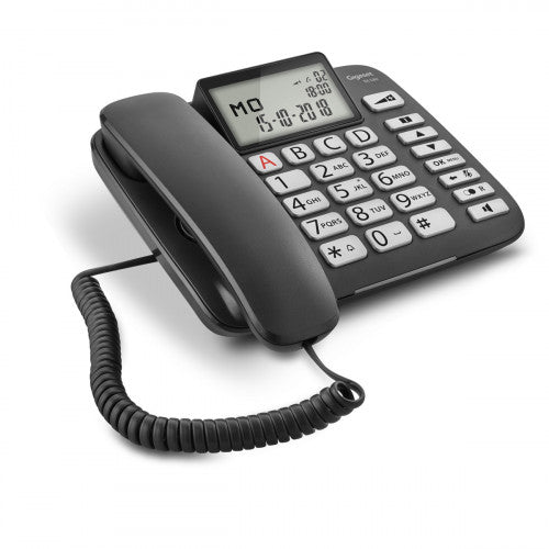 Gigaset DL 580 telÃ©fono TelÃ©fono analÃ³gico Negro Identificador de llamadas_1
