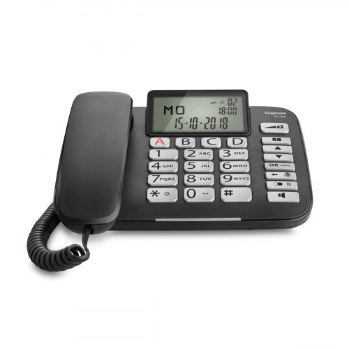 Gigaset DL 580 telÃ©fono TelÃ©fono analÃ³gico Negro Identificador de llamadas_3