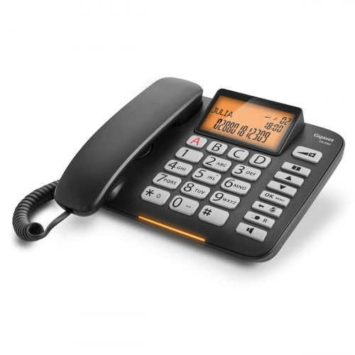 Gigaset DL 580 telÃ©fono TelÃ©fono analÃ³gico Negro Identificador de llamadas_4