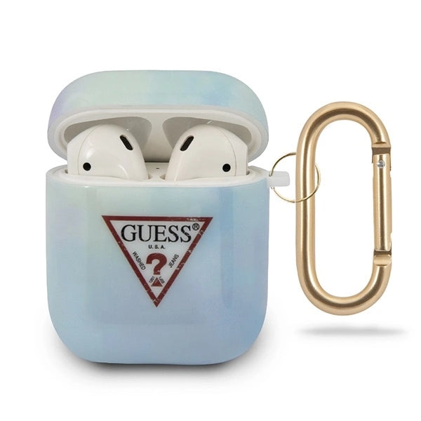 Guess GUACA2TPUMCGC02 AirPods cover blue/blue Tie &amp; Dye Collection_0