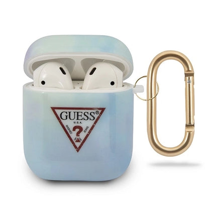 Guess GUACA2TPUMCGC02 AirPods cover blue/blue Tie &amp; Dye Collection_0