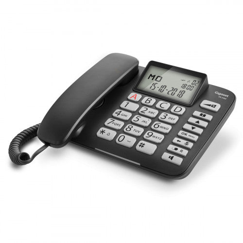 Gigaset DL 580 telÃ©fono TelÃ©fono analÃ³gico Negro Identificador de llamadas_5
