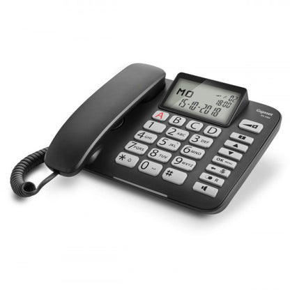 Gigaset DL 580 telÃ©fono TelÃ©fono analÃ³gico Negro Identificador de llamadas_5