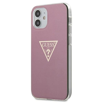 Guess GUHCP12SPCUMPTPI iPhone 12 mini 5.4" pink/pink hardcase Metallic Collection_1