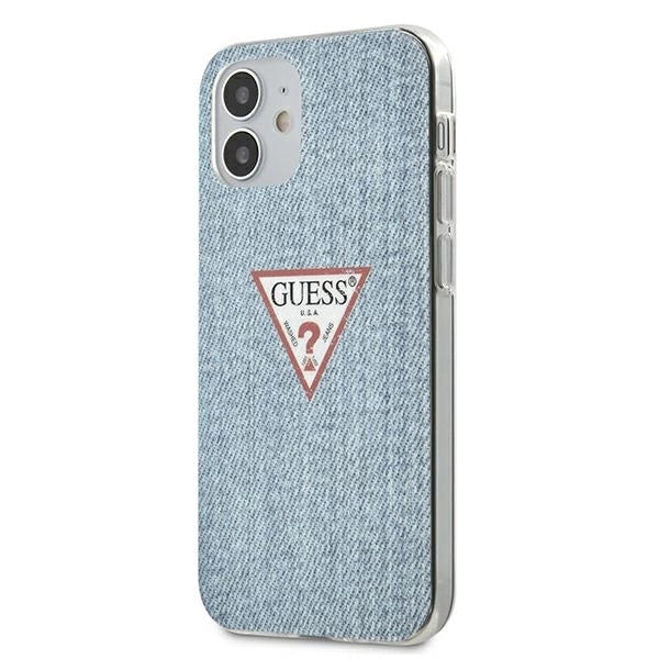 Guess GUHCP12SPCUJULLB iPhone 12 mini 5.4" blue/light blue hardcase Jeans Collection_0