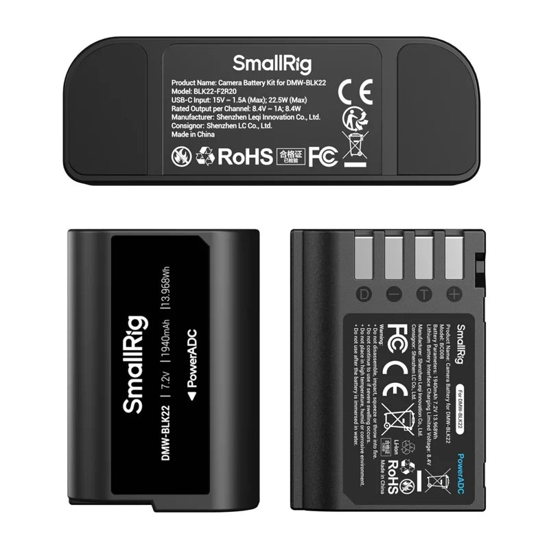Camera battery SMALLRIG DMW-BLK22_2
