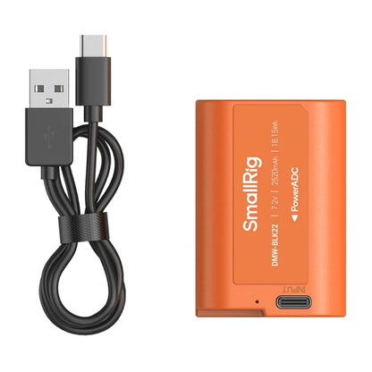 Camera battery SMALLRIG DMW-BLK22 (orange)_1