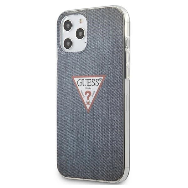 Guess GUHCP12LPCUJULDB iPhone 12 Pro Max 6.7" navy/dark blue hardcase Jeans Collection_0
