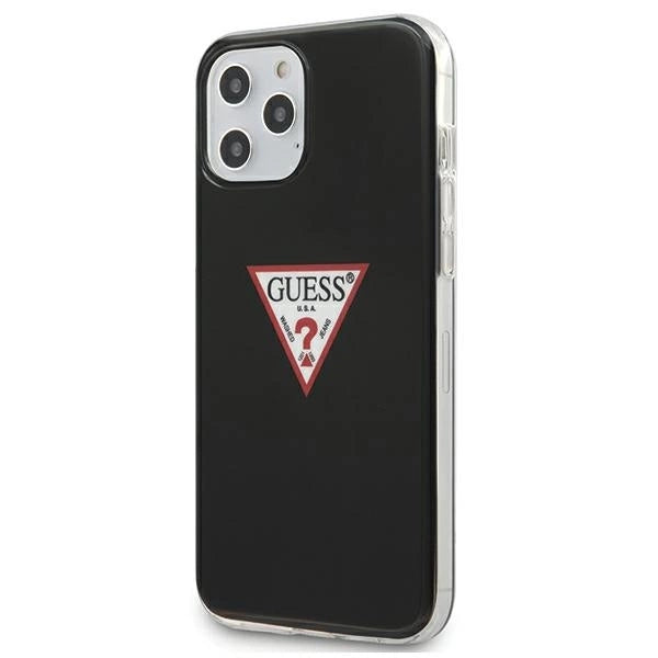 Guess GUHCP12MPCUCTLBK iPhone 12/12 Pro 6.1" black/black hardcase Triangle Collection_0