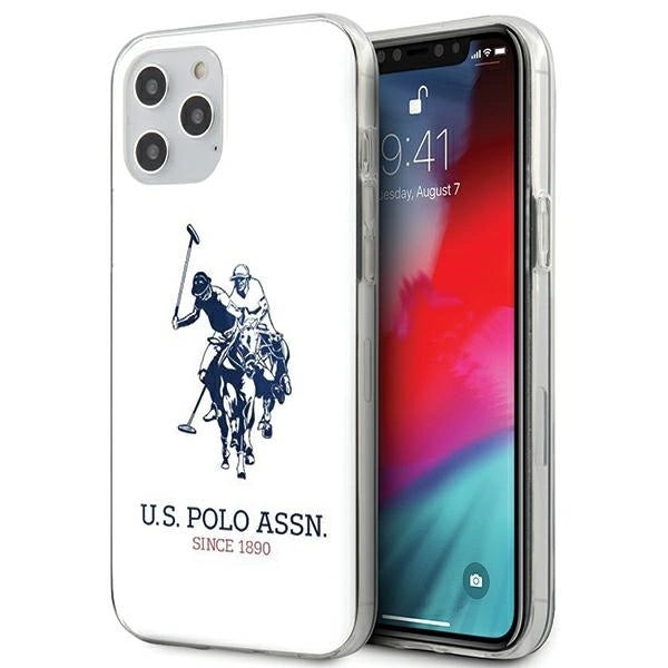 US Polo USHCP12LTPUHRWH iPhone 12 Pro Max 6,7" biały/white Shiny Big Logo_0
