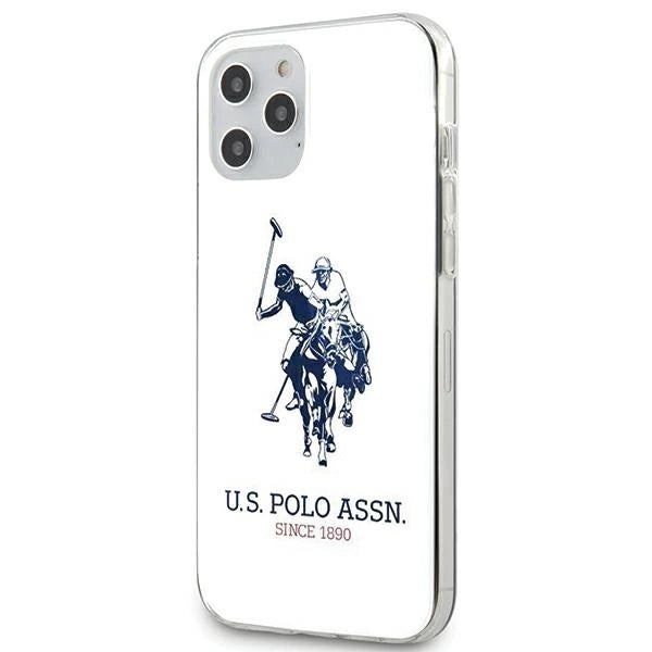 US Polo USHCP12LTPUHRWH iPhone 12 Pro Max 6,7" biały/white Shiny Big Logo_1