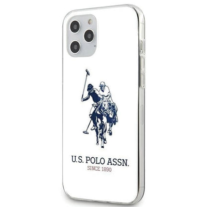US Polo USHCP12LTPUHRWH iPhone 12 Pro Max 6,7" biały/white Shiny Big Logo_1