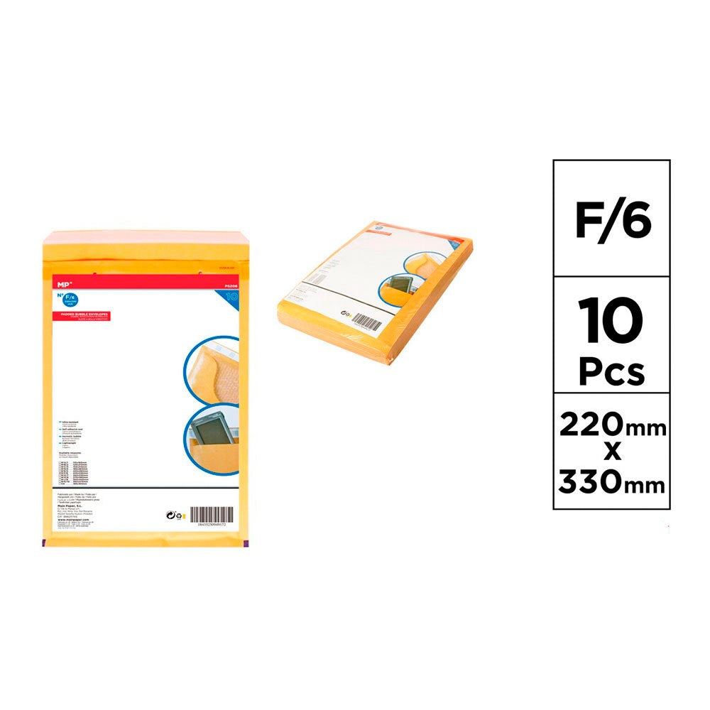 Envelope bolhas f/6 220 x 330 mm, 10 un_0