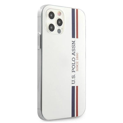 US Polo USHCP12MPCUSSWH iPhone 12/12 Pro 6,1" biały/white Tricolor Collection_3