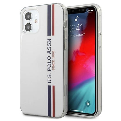 US Polo USHCP12SPCUSSWH iPhone 12 mini 5,4" biały/white Tricolor Collection_0