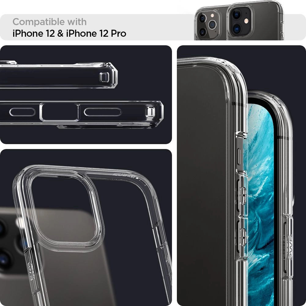 Spigen Ultra Hybrid Case for iPhone 12 / iPhone 12 Pro - Clear_25
