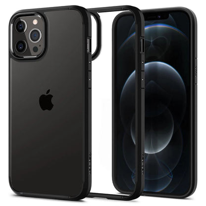 Spigen Ultra Hybrid Case for iPhone 12 / iPhone 12 Pro - Matte Black_0