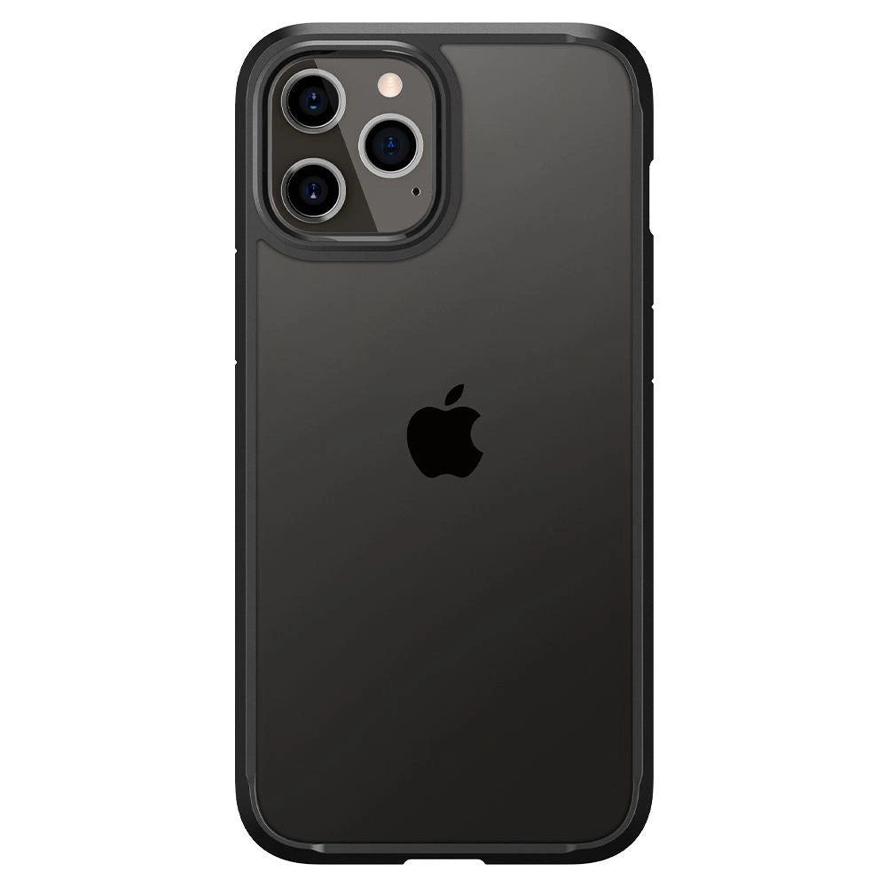 Spigen Ultra Hybrid Case for iPhone 12 / iPhone 12 Pro - Matte Black_1