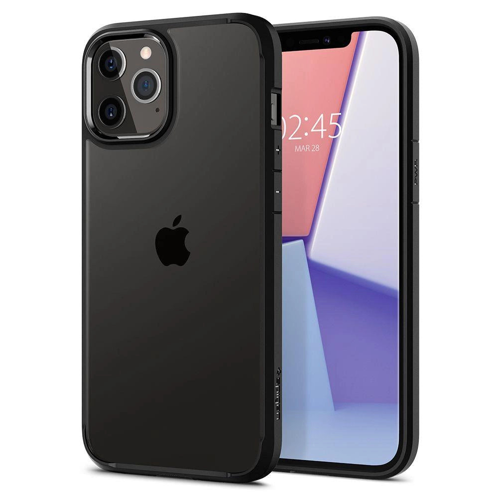 Spigen Ultra Hybrid Case for iPhone 12 / iPhone 12 Pro - Matte Black_7
