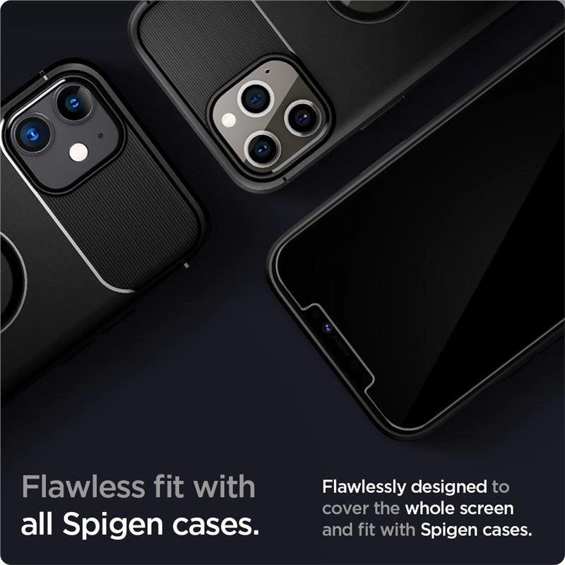 Spigen Glas.tR EZ Fit Tempered Glass for iPhone 12 / iPhone 12 Pro - 2 pcs._11