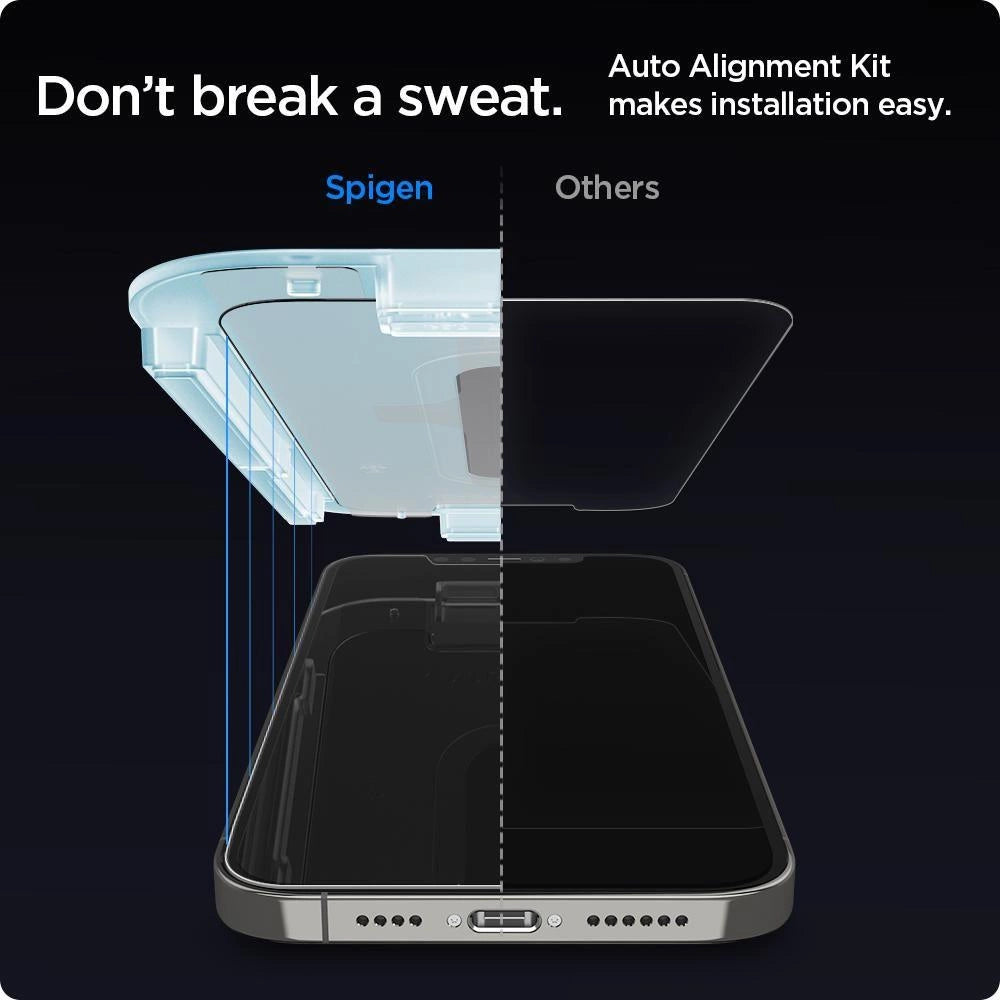 Spigen Glas.tR EZ Fit Tempered Glass for iPhone 12 / iPhone 12 Pro - 2 pcs._1