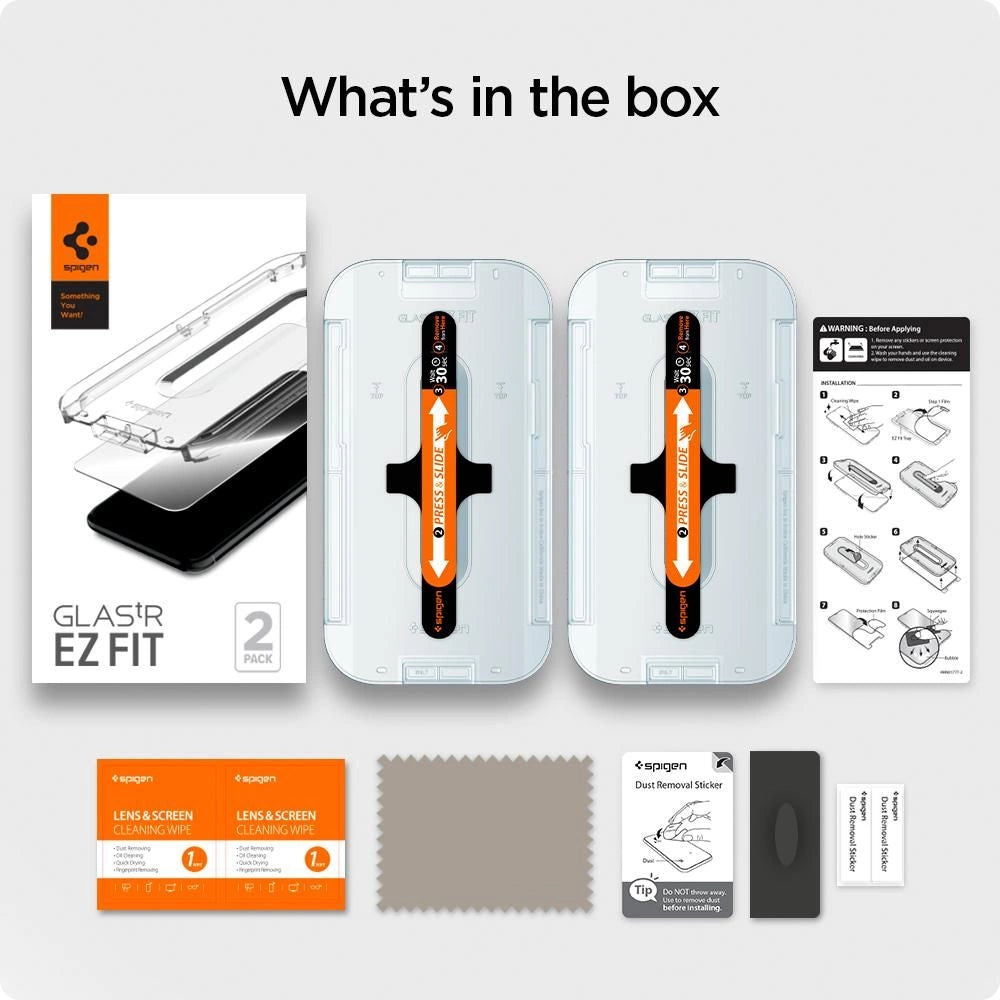Spigen Glas.tR EZ Fit Tempered Glass for iPhone 12 / iPhone 12 Pro - 2 pcs._19