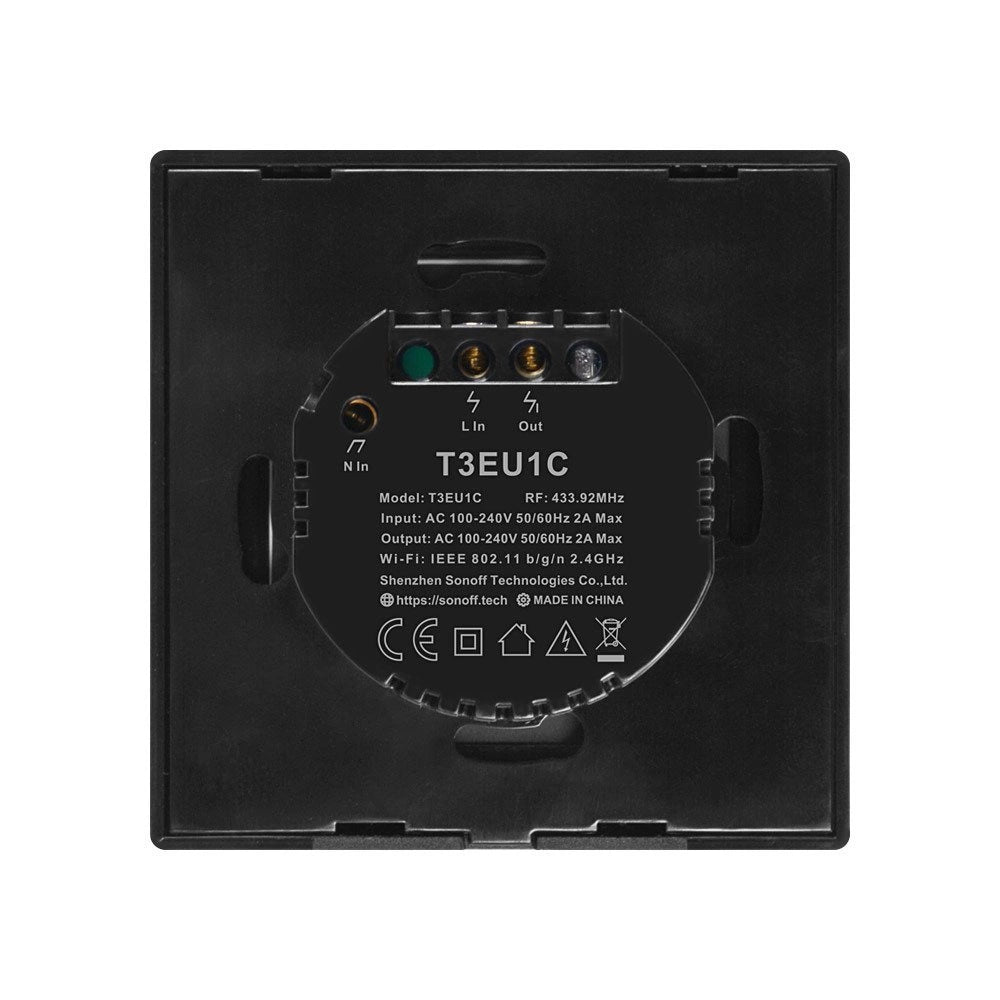 Smart Switch WiFi + RF 433 Sonoff T3 EU TX (1-channel)_2