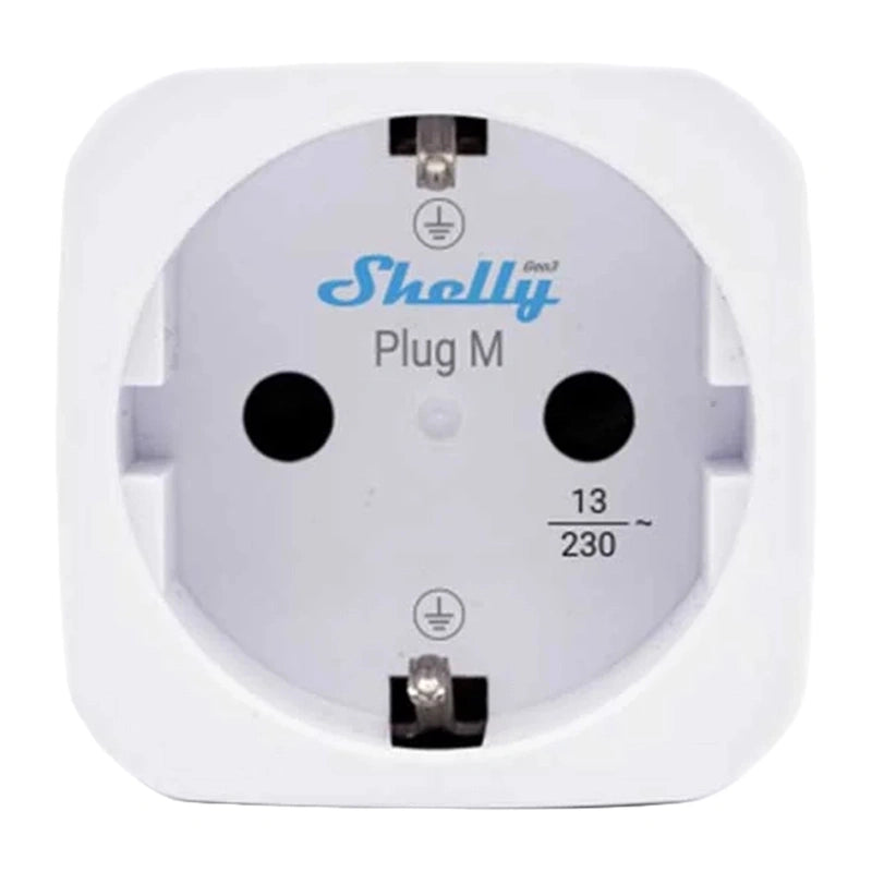 Shelly Plug M Gen3 Wi-Fi Smart Outlet (White)_3