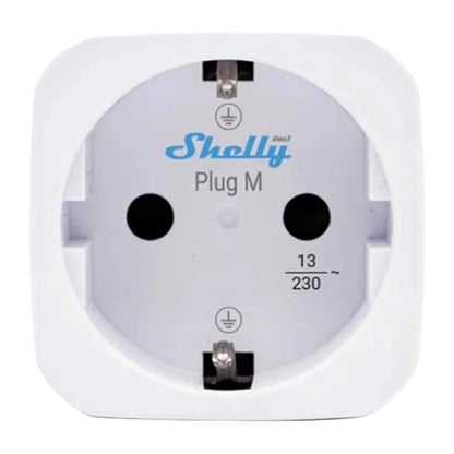 Shelly Plug M Gen3 Wi-Fi Smart Outlet (White)_3