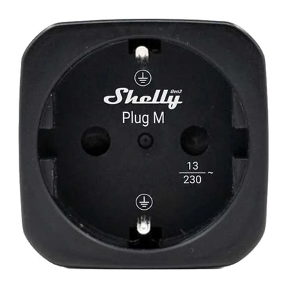 Shelly Plug M Gen3 Smart Outlet (Black)_2